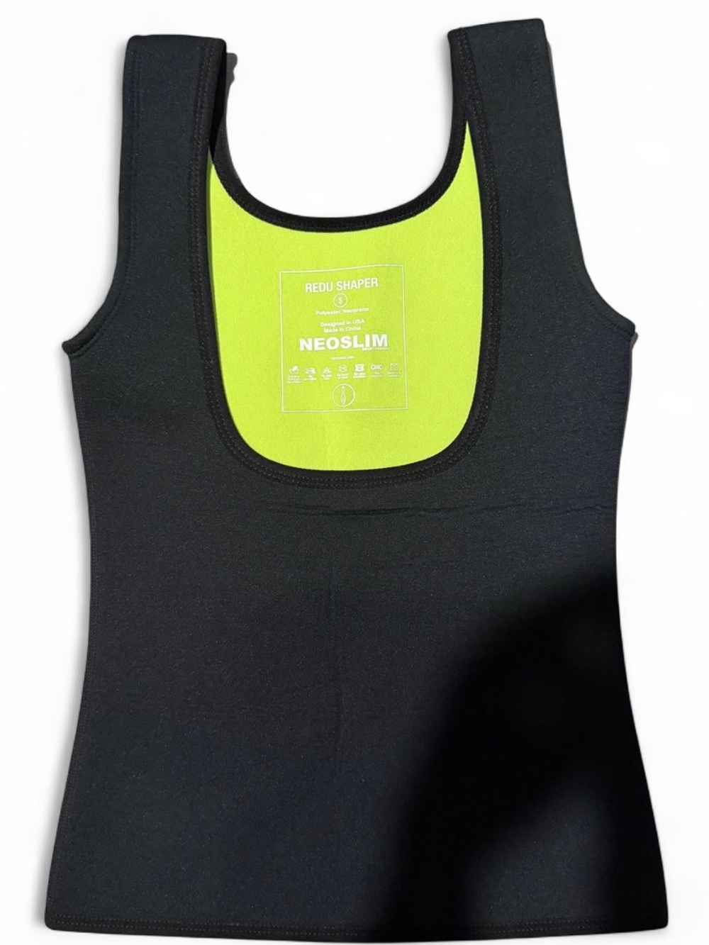 Neoprene Sauna Vest Sweat
Shaper Tank Top Body Shaper
Black Yellow Size Shinobu
